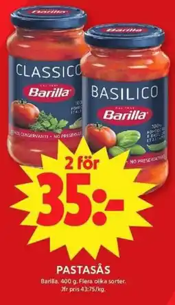 Apotek Hjärtat Barilla Pastasås erbjuda
