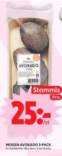 Apotek Hjärtat ICA Mogen avokado 3-pack erbjuda