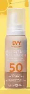 Apotek Hjärtat Evy Sun Daily Defense Face Mousse spf 50 erbjuda