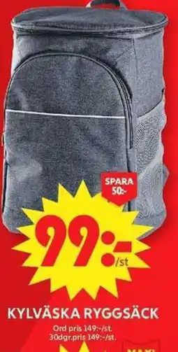 Apotek Hjärtat Kylväska ryggsäck erbjuda