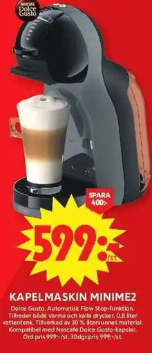 Apotek Hjärtat Kapelmaskin Minime2 erbjuda