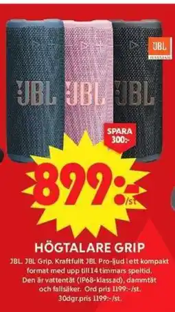 Apotek Hjärtat JBL Högtalare grip erbjuda
