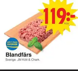 Matöppet Blandfärs erbjuda