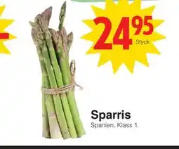 Matöppet Sparris erbjuda