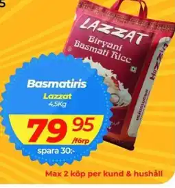 Matrix Butikerna Lazzat Basmatiris erbjuda