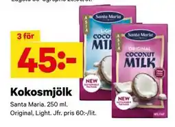City Gross Kokosmjölk erbjuda
