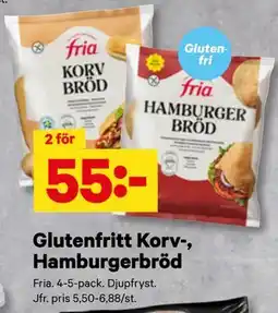 City Gross Glutenfritt Korv-, Hamburgerbröd erbjuda