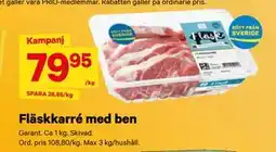City Gross Fläskkarré med ben erbjuda
