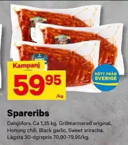 City Gross Spareribs erbjuda