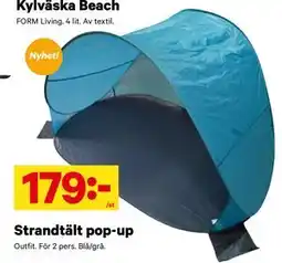 City Gross Strandtält pop-up erbjuda