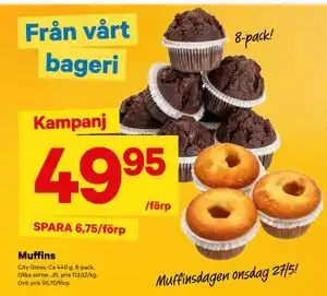 City Gross Muffins erbjuda