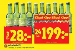 ICA Kvantum Carlsberg Alkoholfri öl erbjuda
