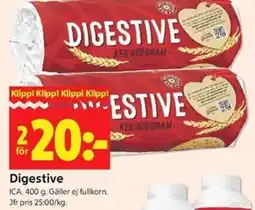 ICA Kvantum ICA Digestive erbjuda