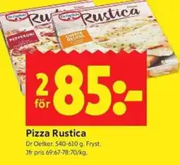 ICA Kvantum Dr Oetker Pizza Rustica erbjuda