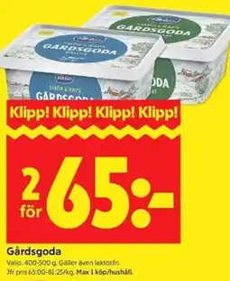 ICA Kvantum Valio Gårdsgoda erbjuda