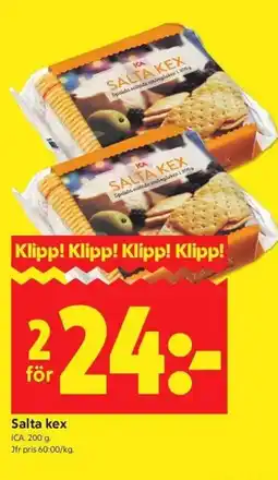 ICA Kvantum ICA Salta kex erbjuda