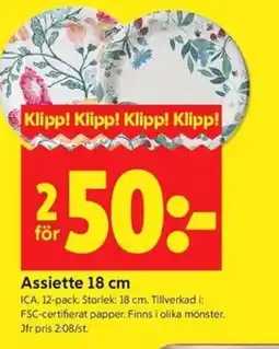 ICA Kvantum Assiette erbjuda