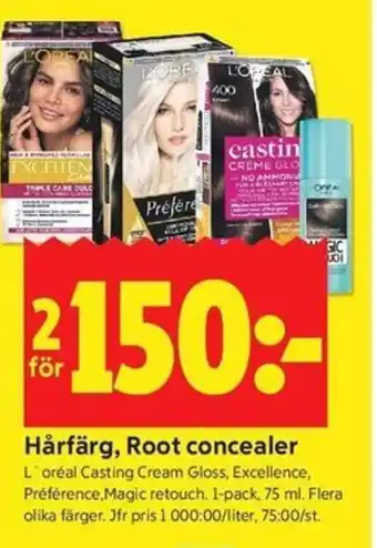 L'OREAL Hårfärg, Root concealer