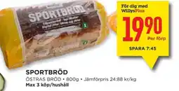 Willys Sportbröd erbjuda