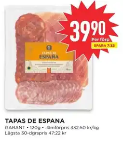 Willys GARANT Tapas de espana erbjuda