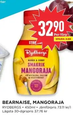 Willys RYDBERGS Bearnaise, mangoraja erbjuda