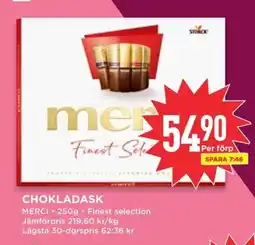 Willys MERCI Chokladask erbjuda