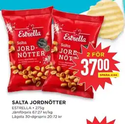 Willys ESTRELLA Salta jordnötter erbjuda