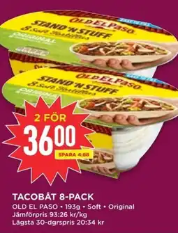 Willys OLD EL PASO Tacobåt 8-pack erbjuda