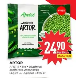 Willys APETIT Ärtor erbjuda