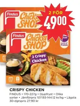 Willys FINDUS Crispy chicken erbjuda