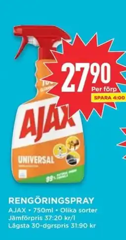 Willys AJAX Rengöringspray erbjuda