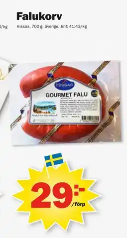 Pekås Falukorv erbjuda