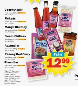 Pekås Coconut Milk erbjuda