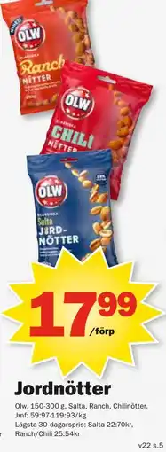Pekås Jordnötter erbjuda