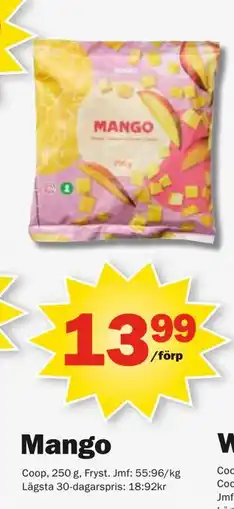 Pekås Mango erbjuda