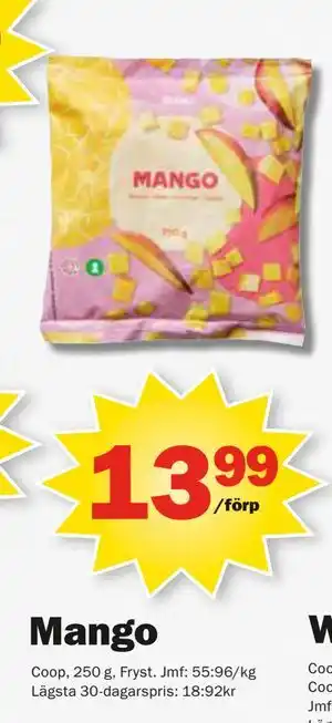 Pekås Mango erbjuda