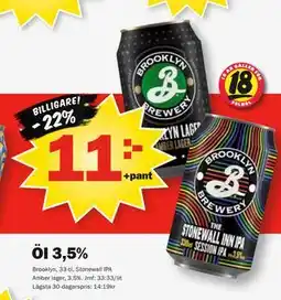 Pekås Öl 3,5% erbjuda