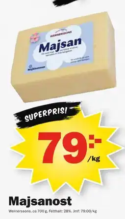 Pekås Majsanost erbjuda