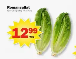 Pekås Romansallat erbjuda