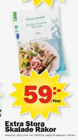 Pekås Extra Stora Skalade Räkor erbjuda