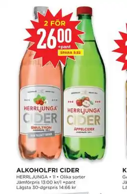 Willys ALKOHOLFRI CIDER erbjuda