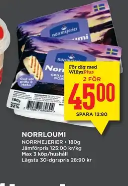 Willys NORRLOUMI, Medlemspris erbjuda