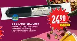 Willys COGNACSMEDWURST erbjuda