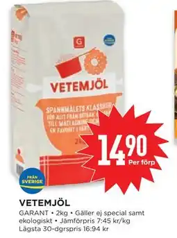 Willys VETEMJÖL erbjuda
