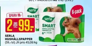 ÖoB SERLA HUSHÅLLSPAPPER erbjuda