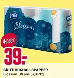 ÖoB GRITE HUSHÅLLSPAPPER erbjuda