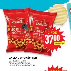 Willys SALTA JORDNÖTTER erbjuda