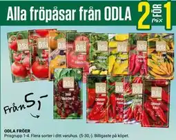 ÖoB ODLA FRÖER erbjuda