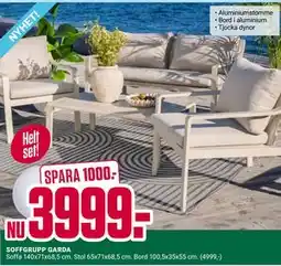 ÖoB SOFFGRUPP GARDA erbjuda