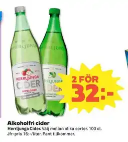 Coop Daglivs Alkoholfri cider erbjuda